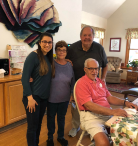 lauren with francis house volunteers