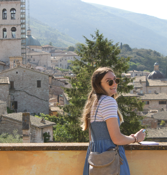 Kasia in Assisi